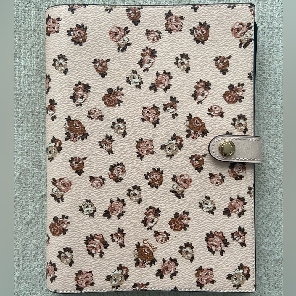 Coach - Rosette Print Notebook